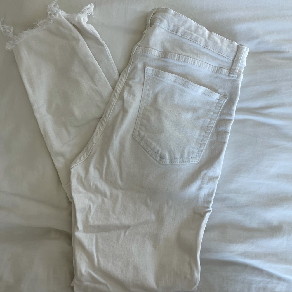 White Topshop Jamie Jeans